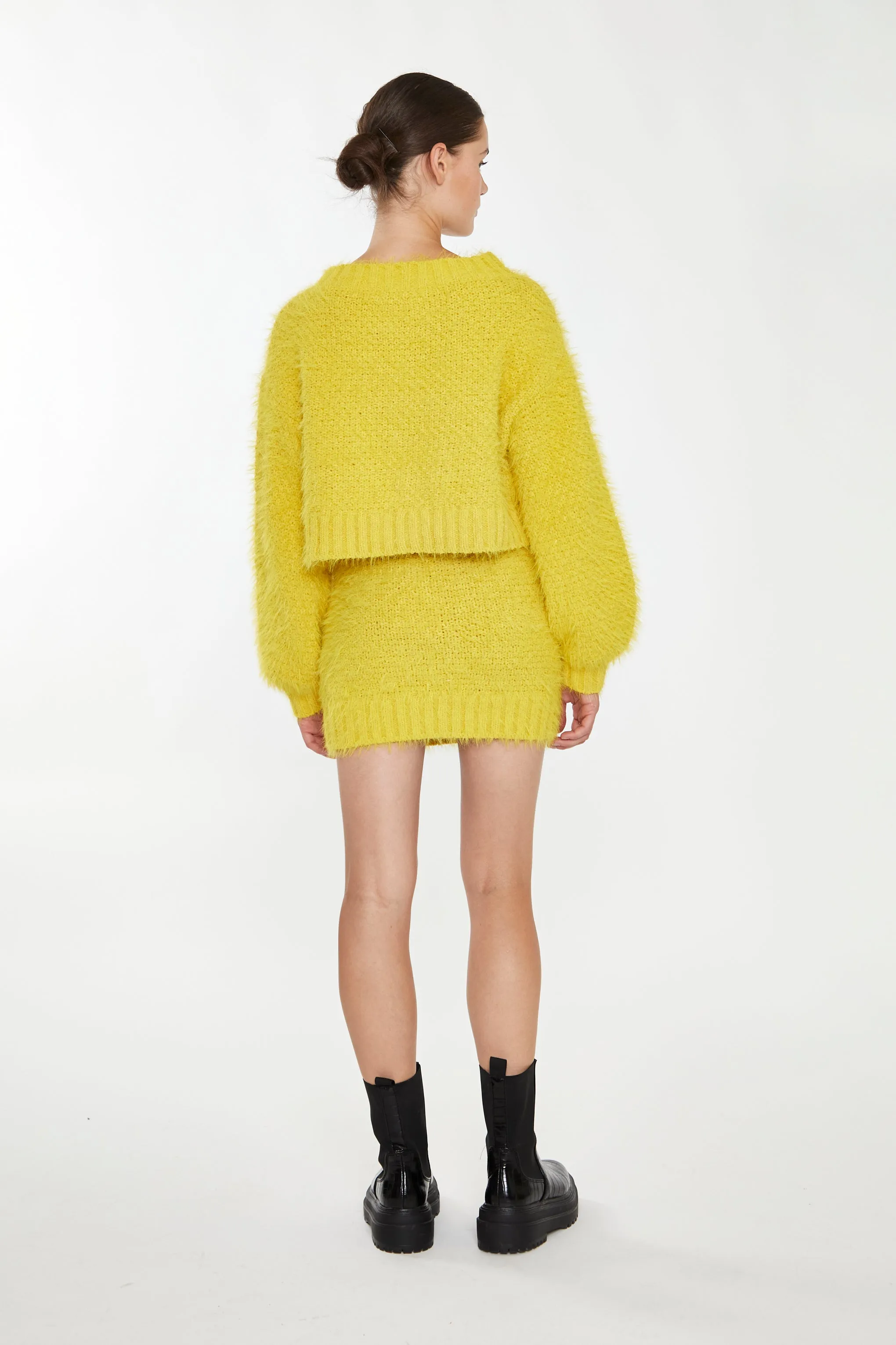 Glamorous Mustard Knit Long Sleeve Jumper