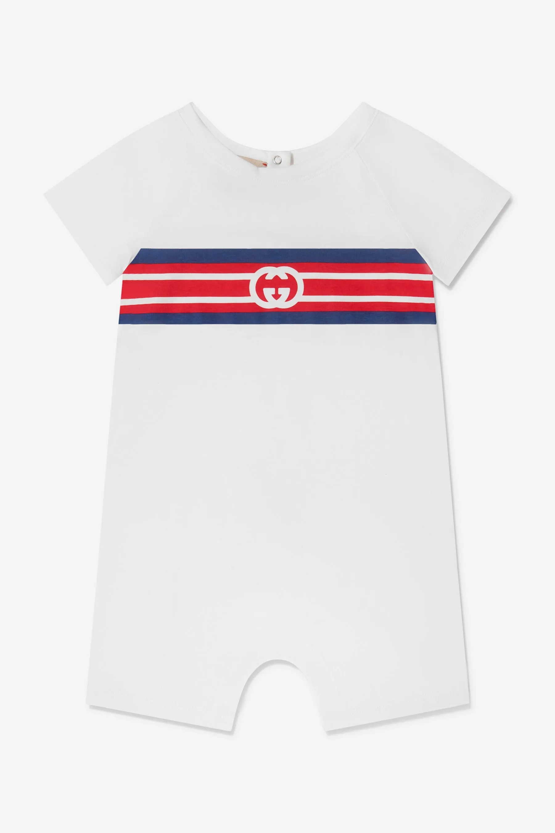 Gucci Baby Boys Cotton Jersey Logo Romper