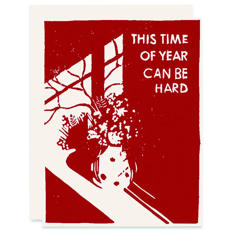 Hard Time of Year (Winter Light) Letterpress Card