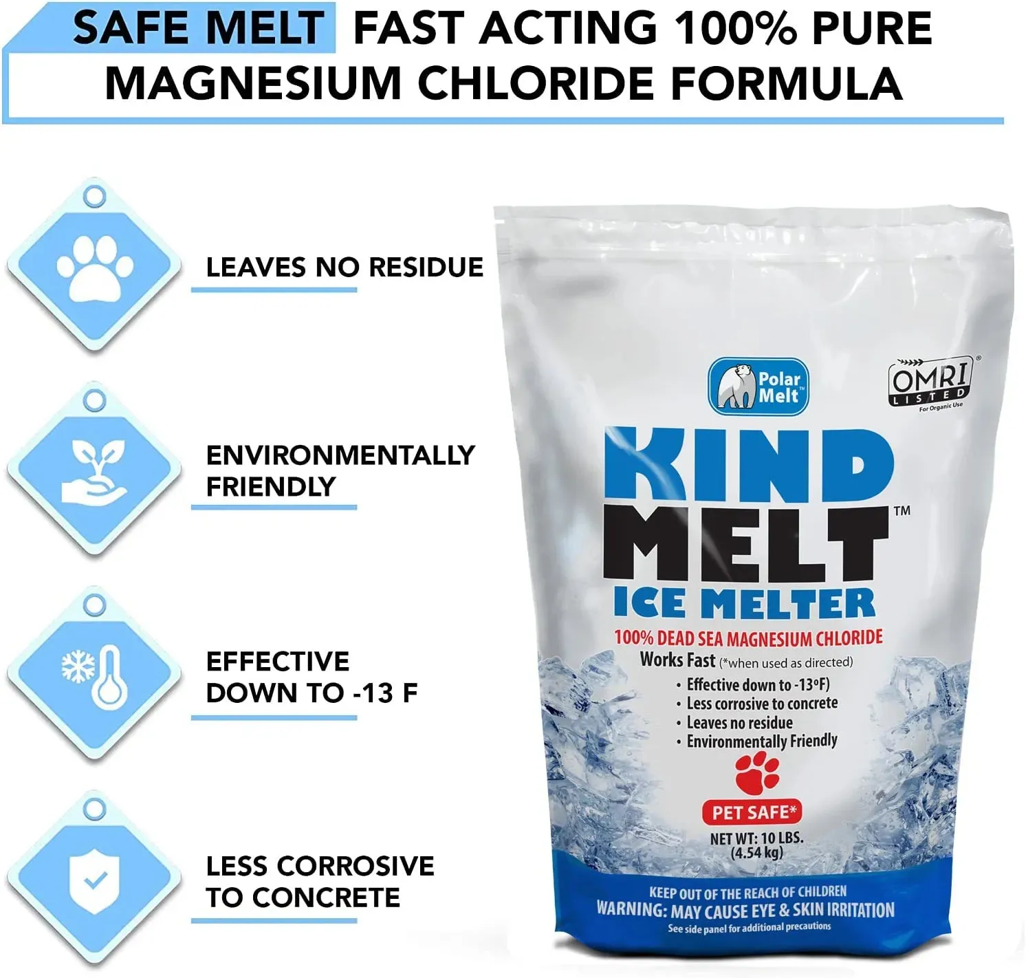 Harris Kind Melt Pet Friendly Ice Melt- 10lb