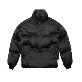 HOMME  Short Puffer Black/Black Patch