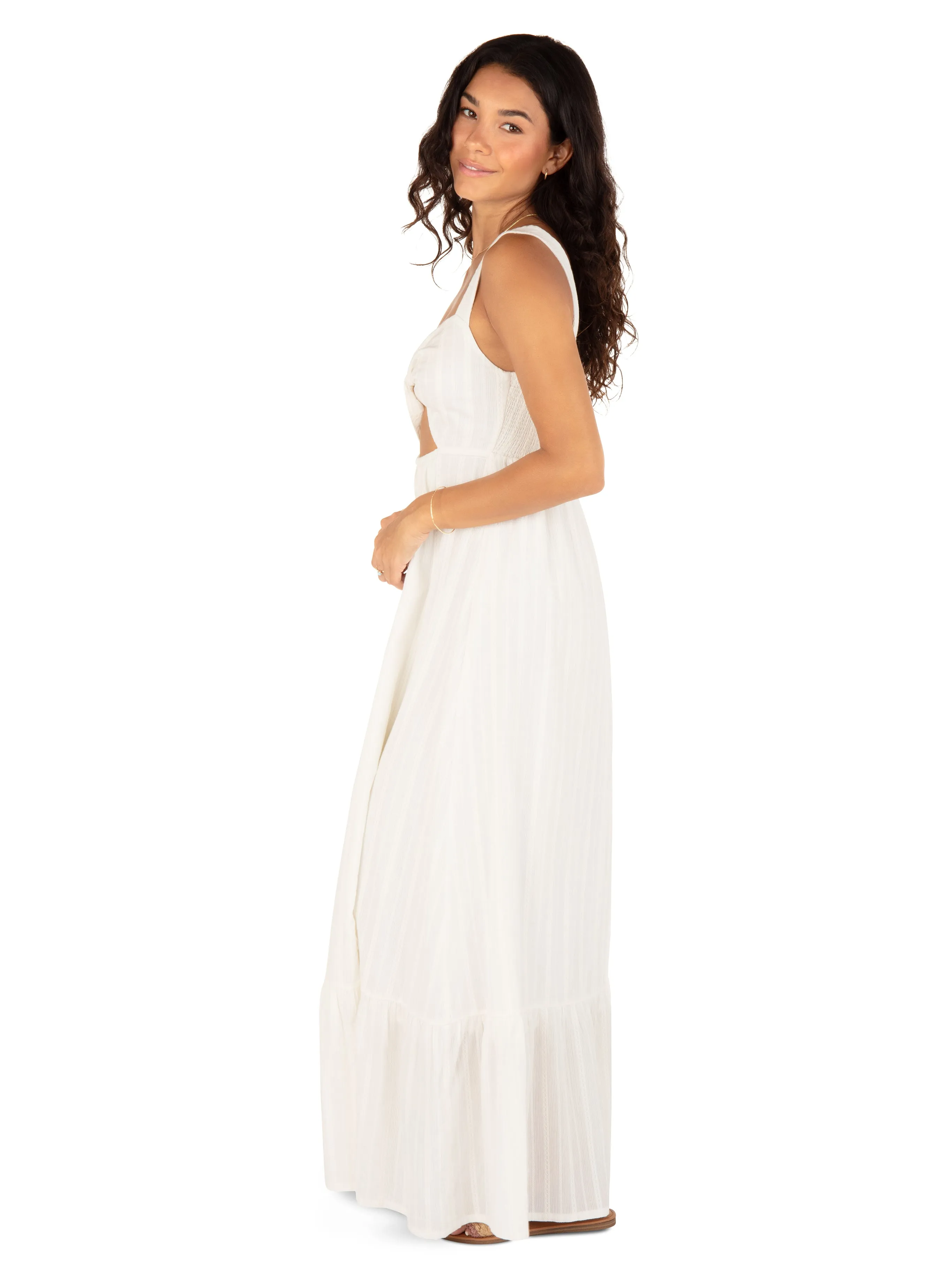 Hurley Melody reversable Maxi dress hu022d4 white