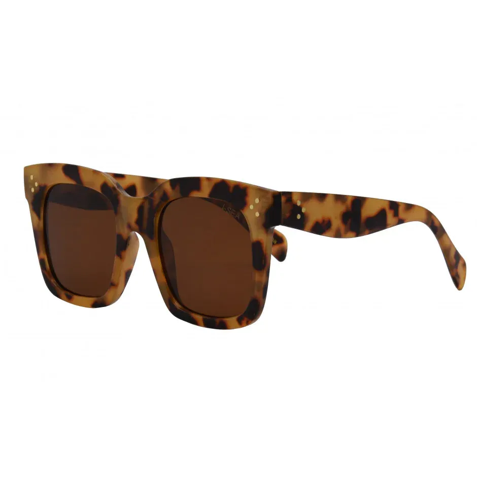 I-SEA - Waverly Sunglasses in Yellow Tort / Brown