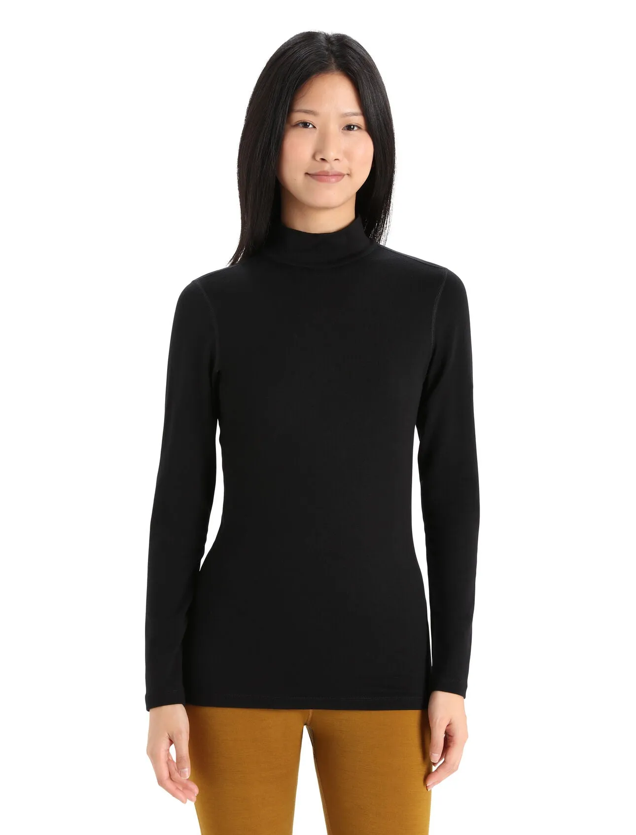 ICEBREAKER Women's 260 g/m Tech Merino L/S Turtleneck