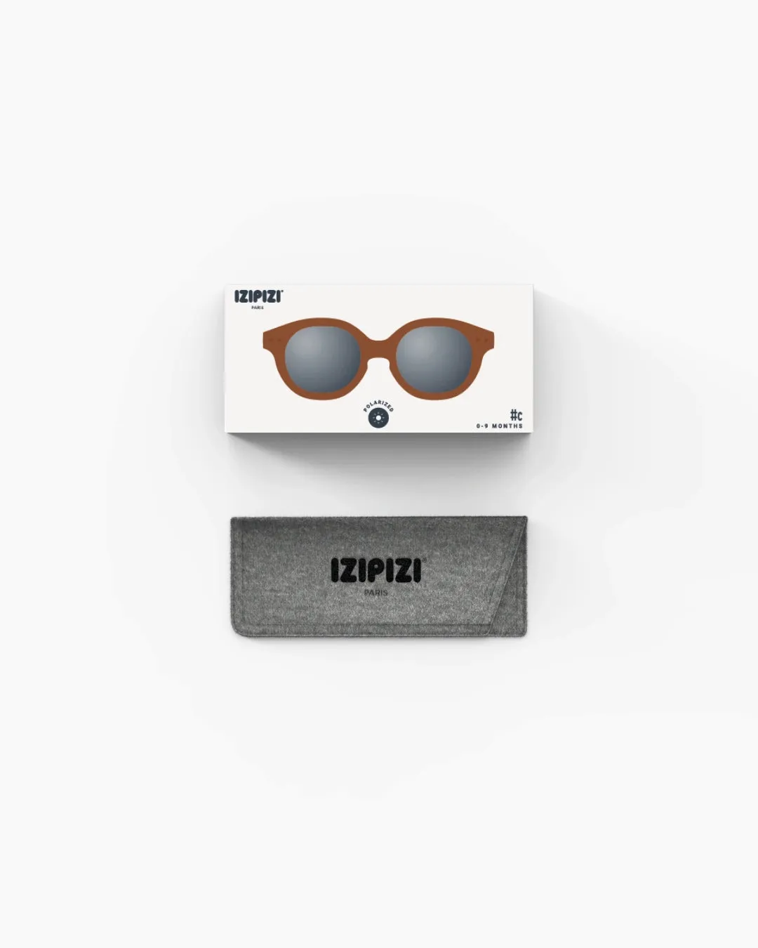 Izipizi, Baby Sunglasses (0-9 Months) 100% UV Protective, Chocolate