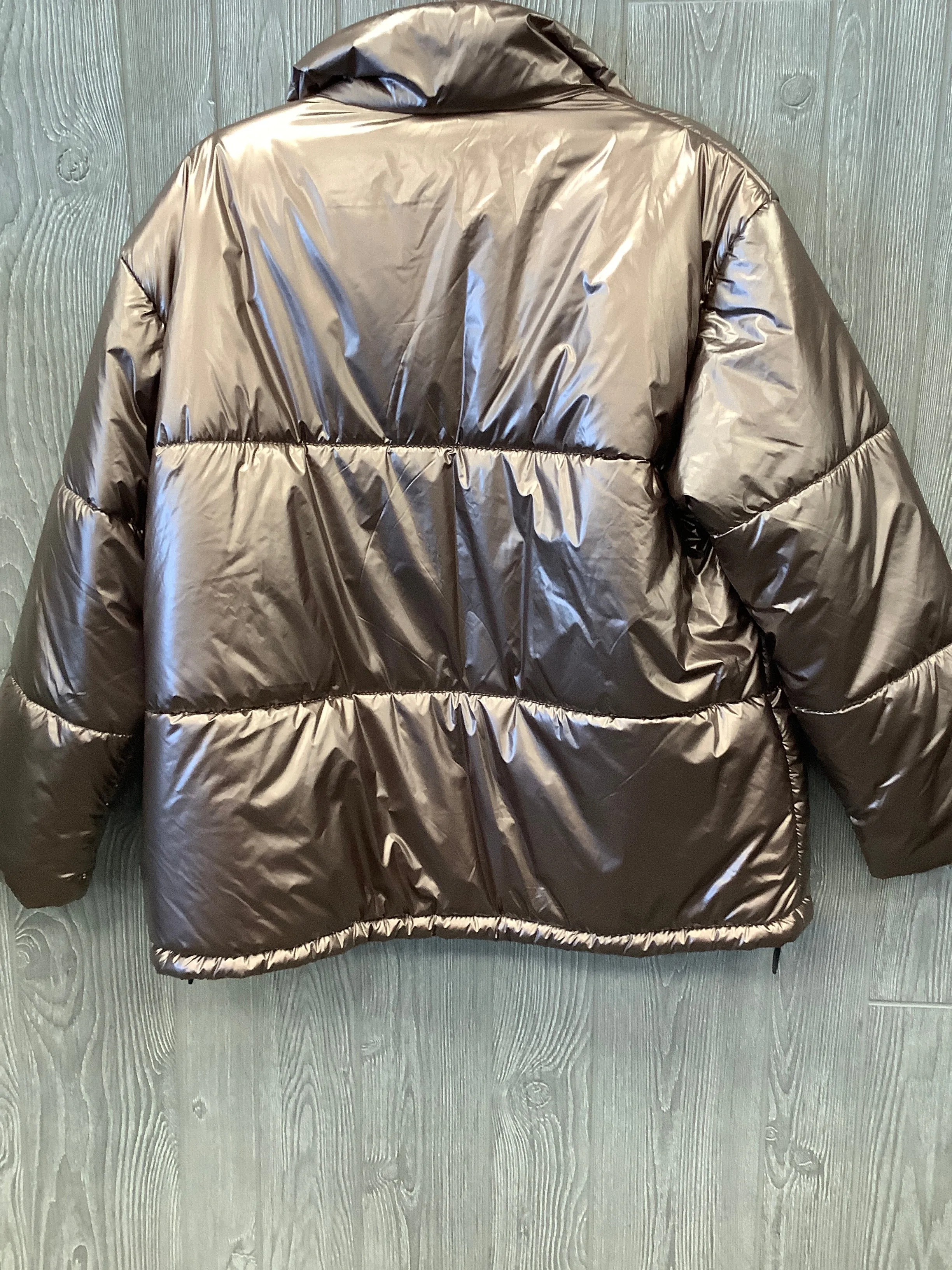 Jacket Puffer & Quilted By A New Day In Rose Gold, Size: Xl