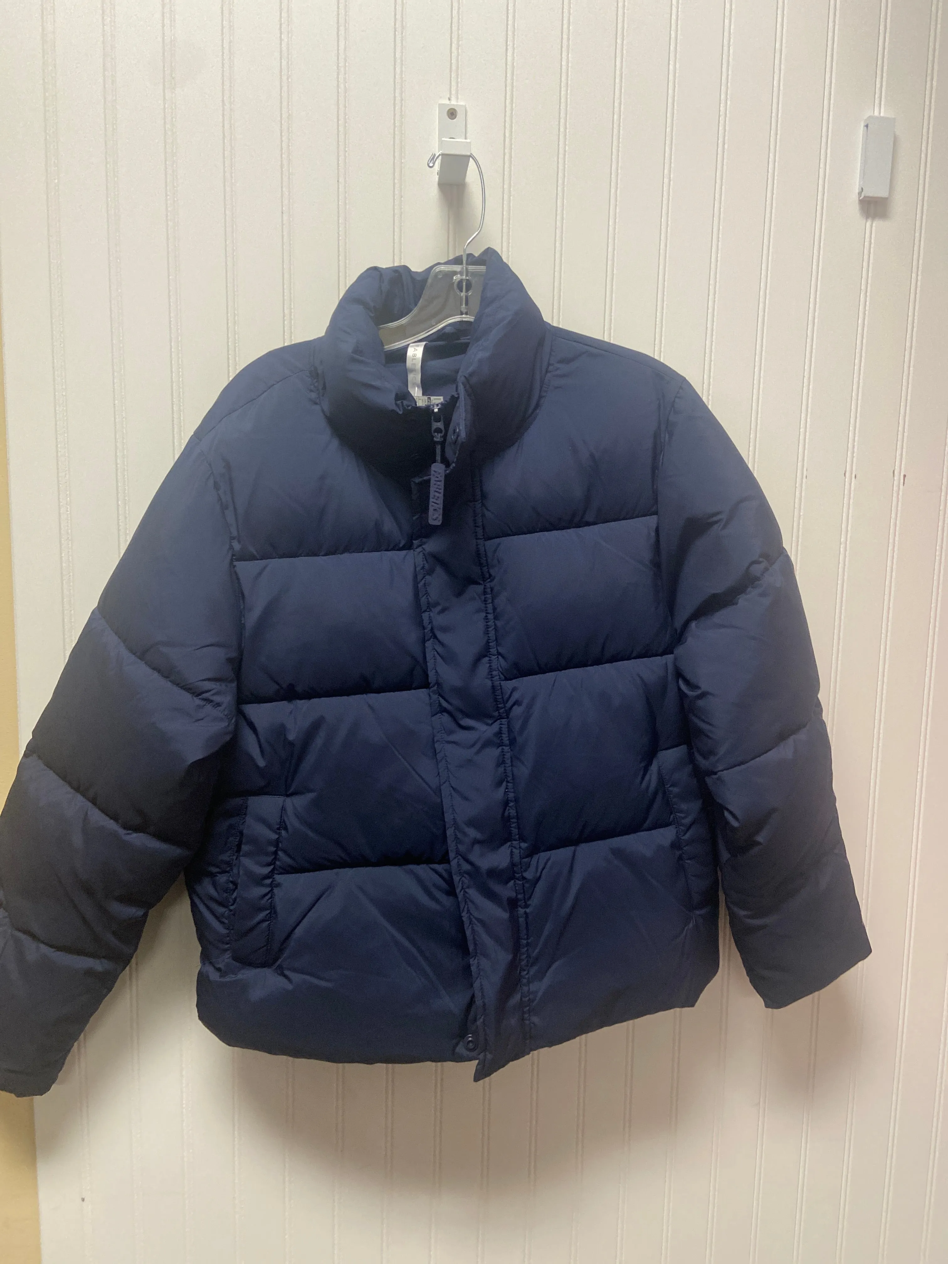 Jacket Puffer & Quilted By Fabletics In Navy, Size: S