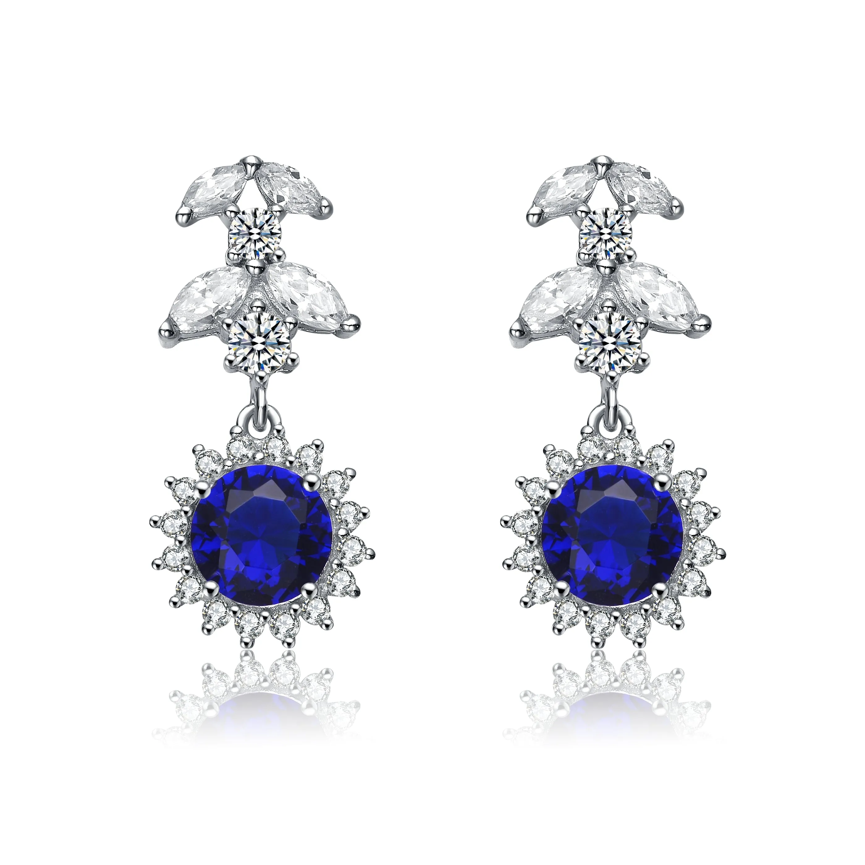 La Roche Blue Sun Earrings