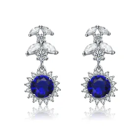 La Roche Blue Sun Earrings