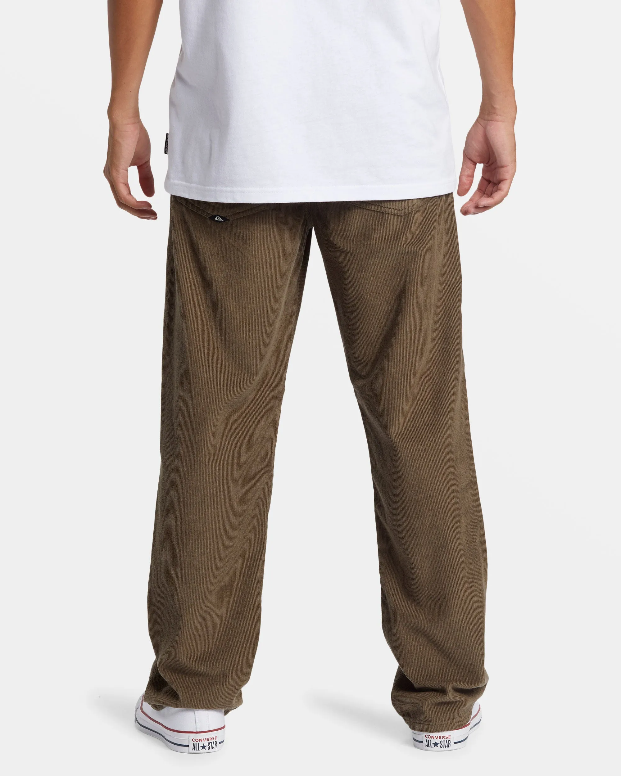 Landers Corduroy Straight Fit Pants - Canteen