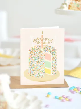 Layer Cake Birthday Card