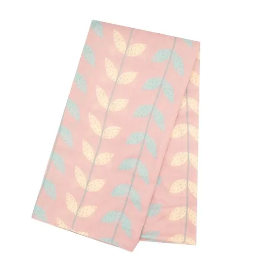 Leaf Lines Scarf Dusky Pink