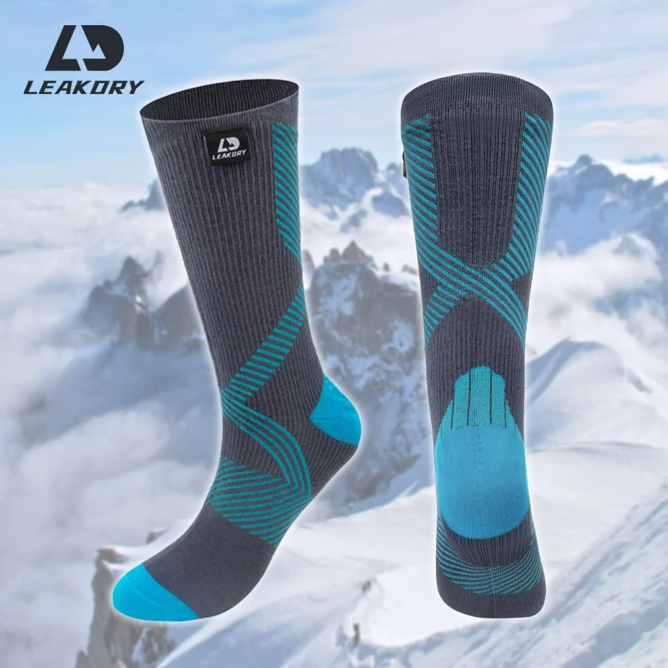 LEAKDRY Waterproof Breathable Venture Dri-nit Pro Socks Mid-Calf