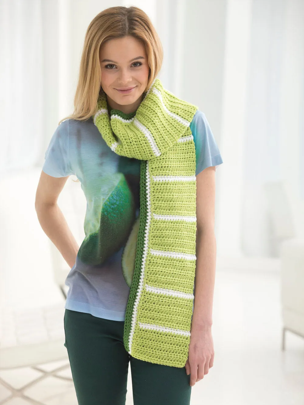 Lime Scarf (Crochet)