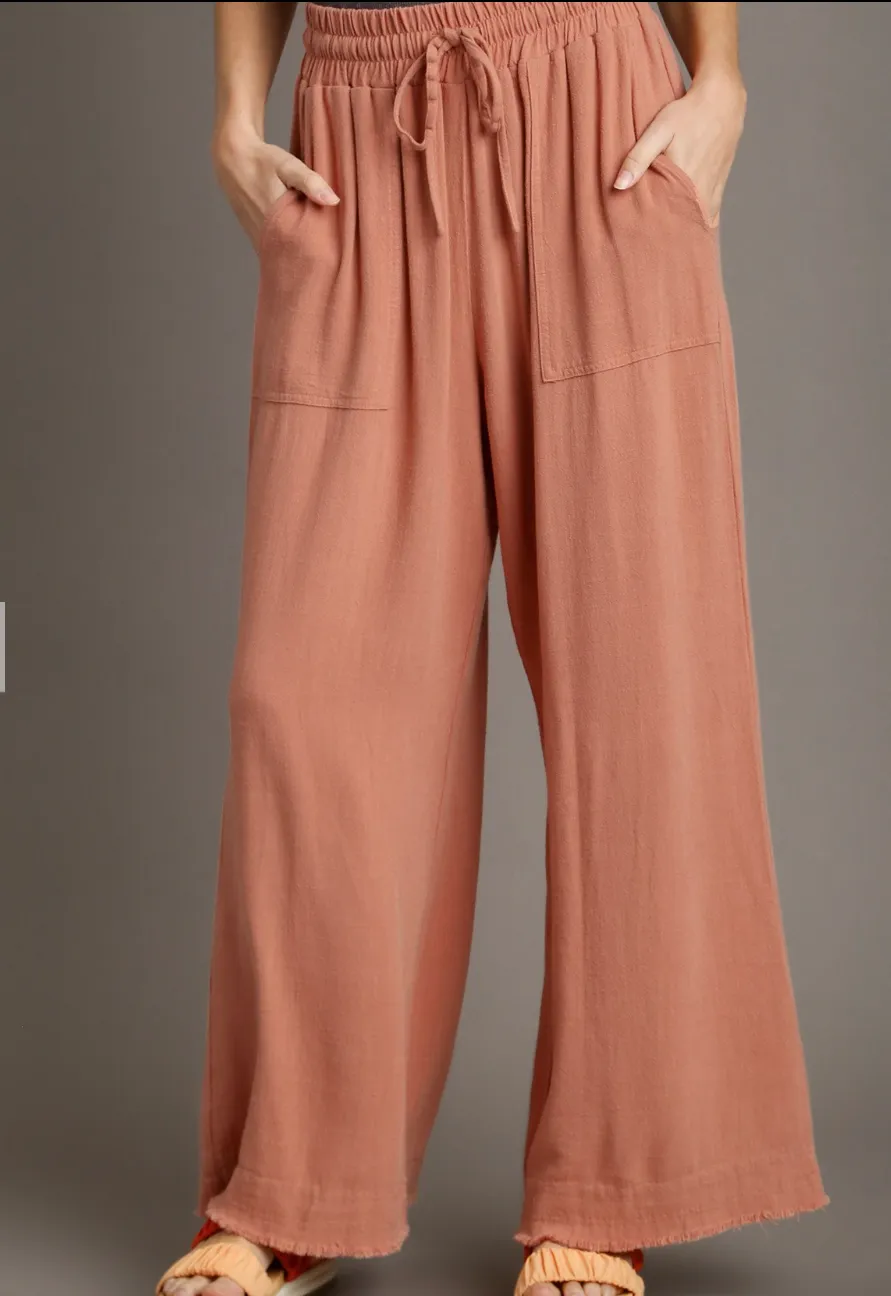 Linen Blend Pants