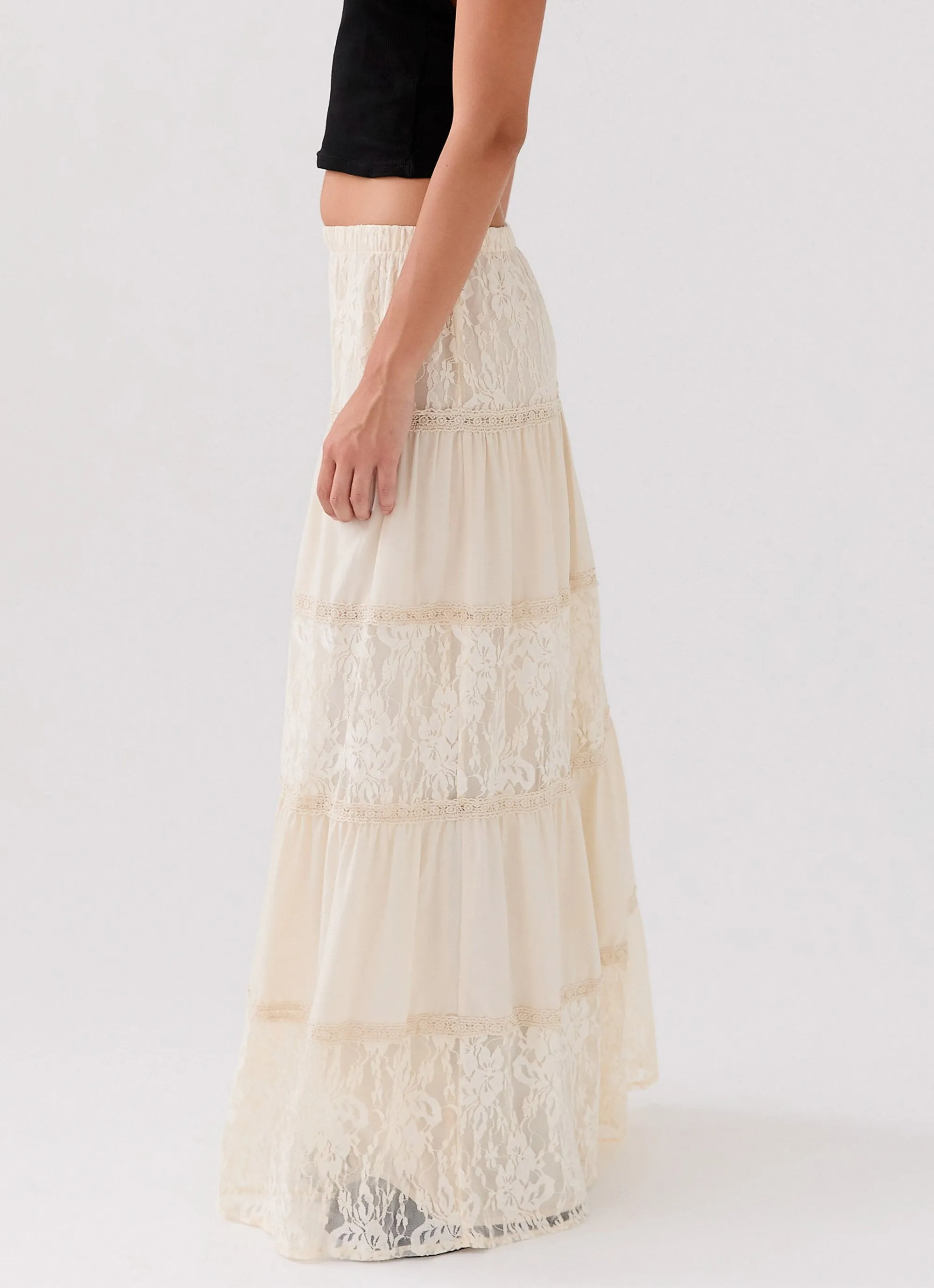 Loretta Maxi Skirt - Ivory