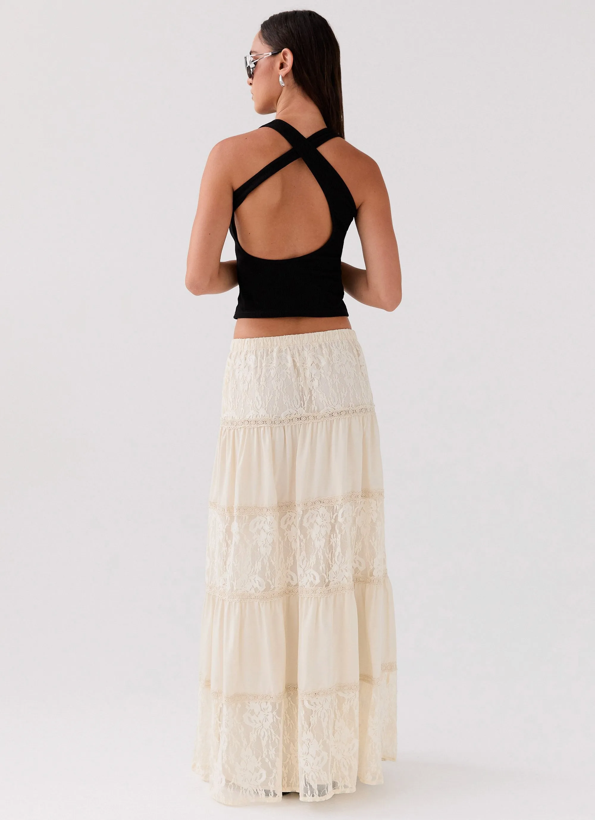 Loretta Maxi Skirt - Ivory