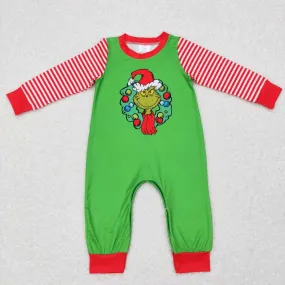 LR0579  baby boy cartoon christmas romper