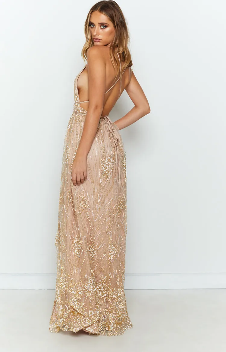 Madeline Formal Dress Rose Gold