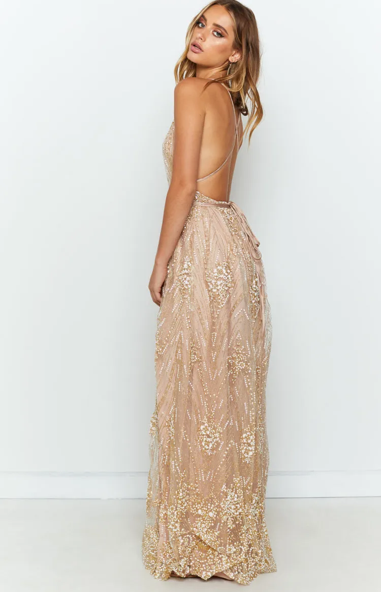 Madeline Formal Dress Rose Gold