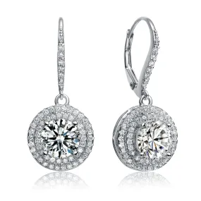 Marie Rhodium Plated Earrings