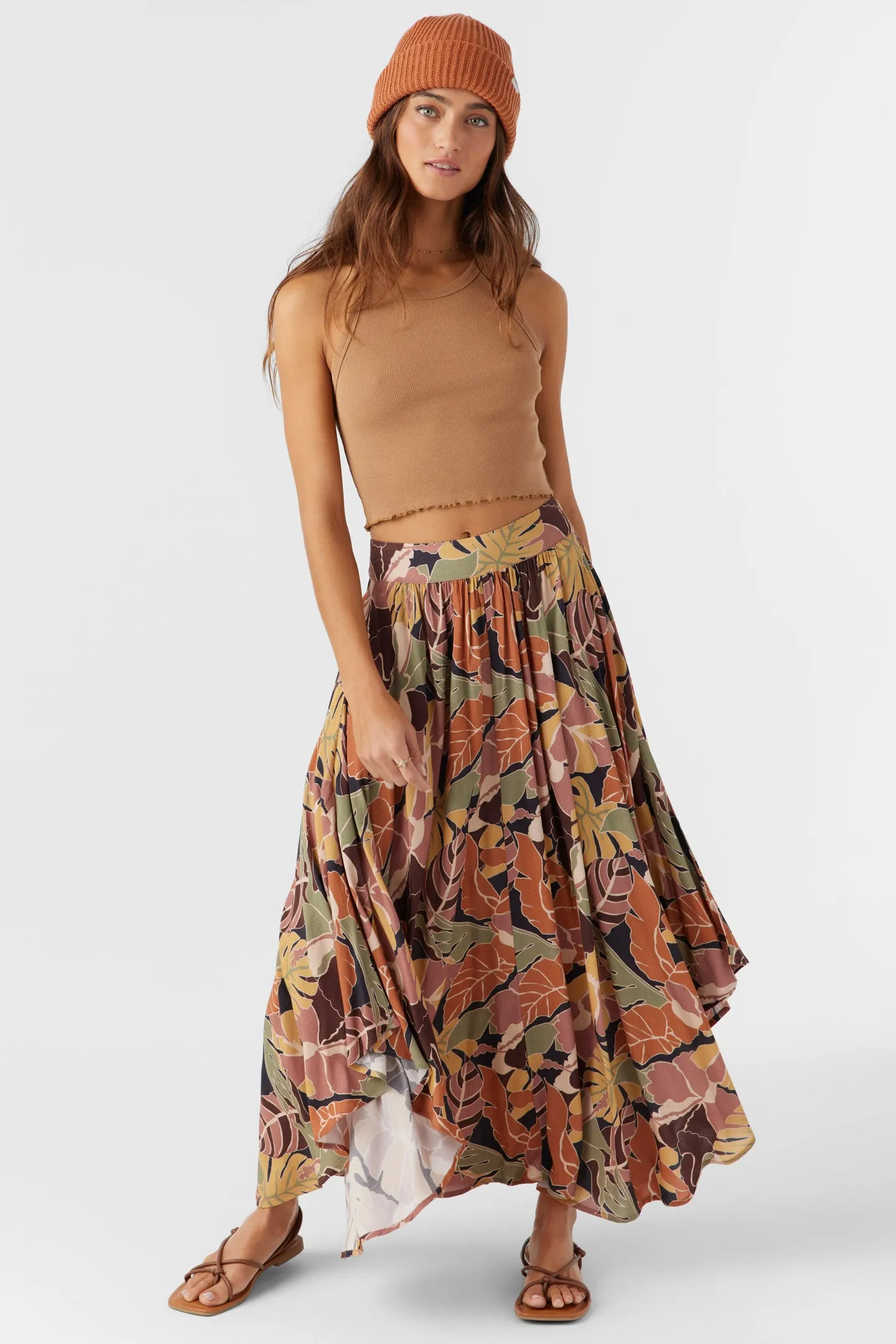 MARNIE SIREN ABSTRACT MAXI SKIRT