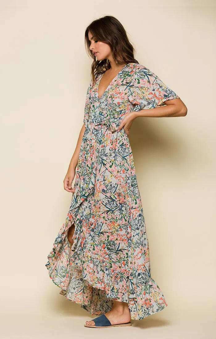 MONIQUE WRAP MAXI DRESS