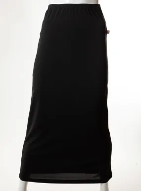 MONTE CARLO LONGER MAXI SKIRT BLACK