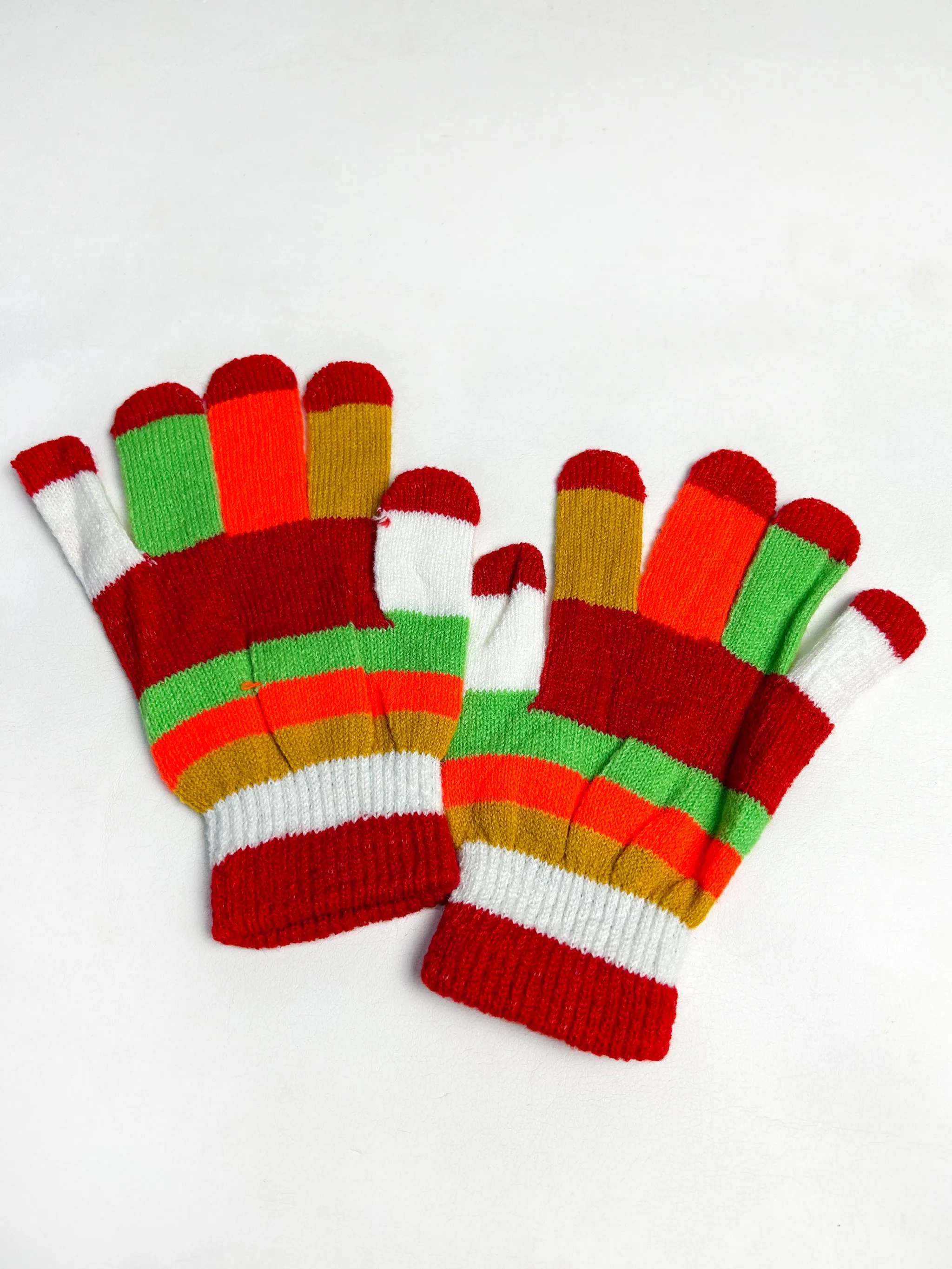 Multicolor Newborn Winter Gloves / Warm Children's Gloves / Unisex Full Finger Gloves KG06