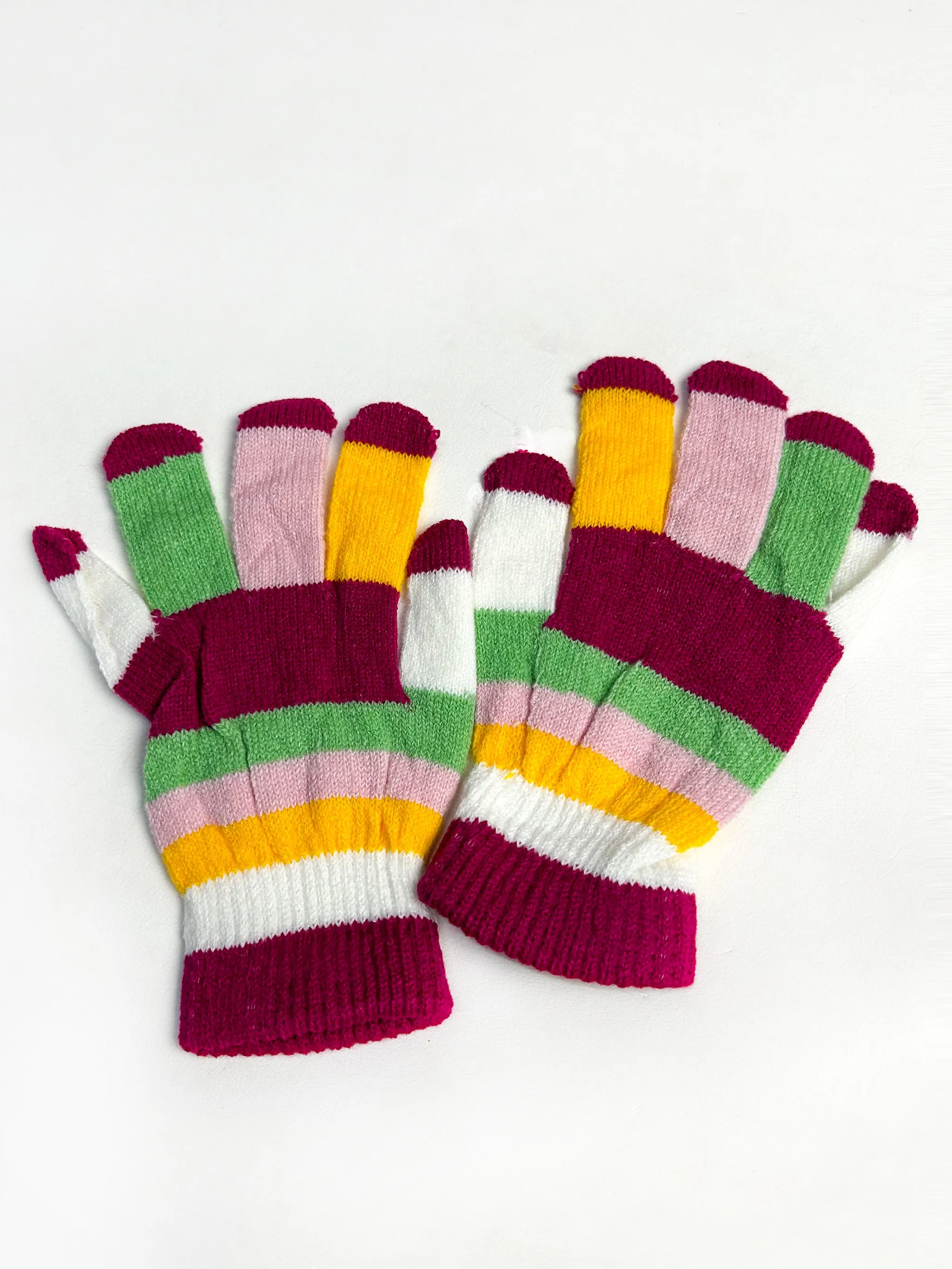 Multicolor Newborn Winter Gloves / Warm Children's Gloves / Unisex Full Finger Gloves KG06