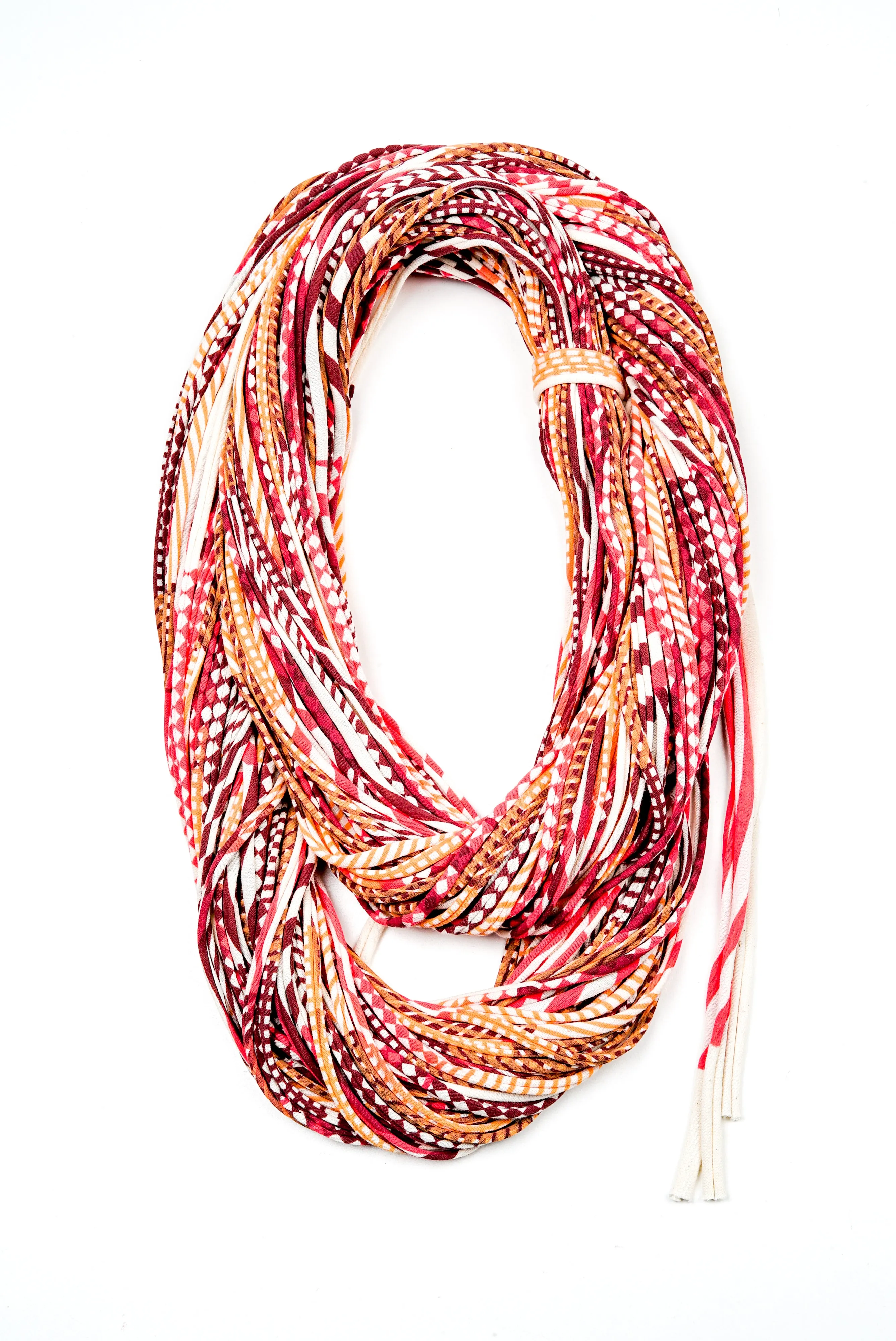 Necklush Chunky Scarf / Living Coral / Unisex