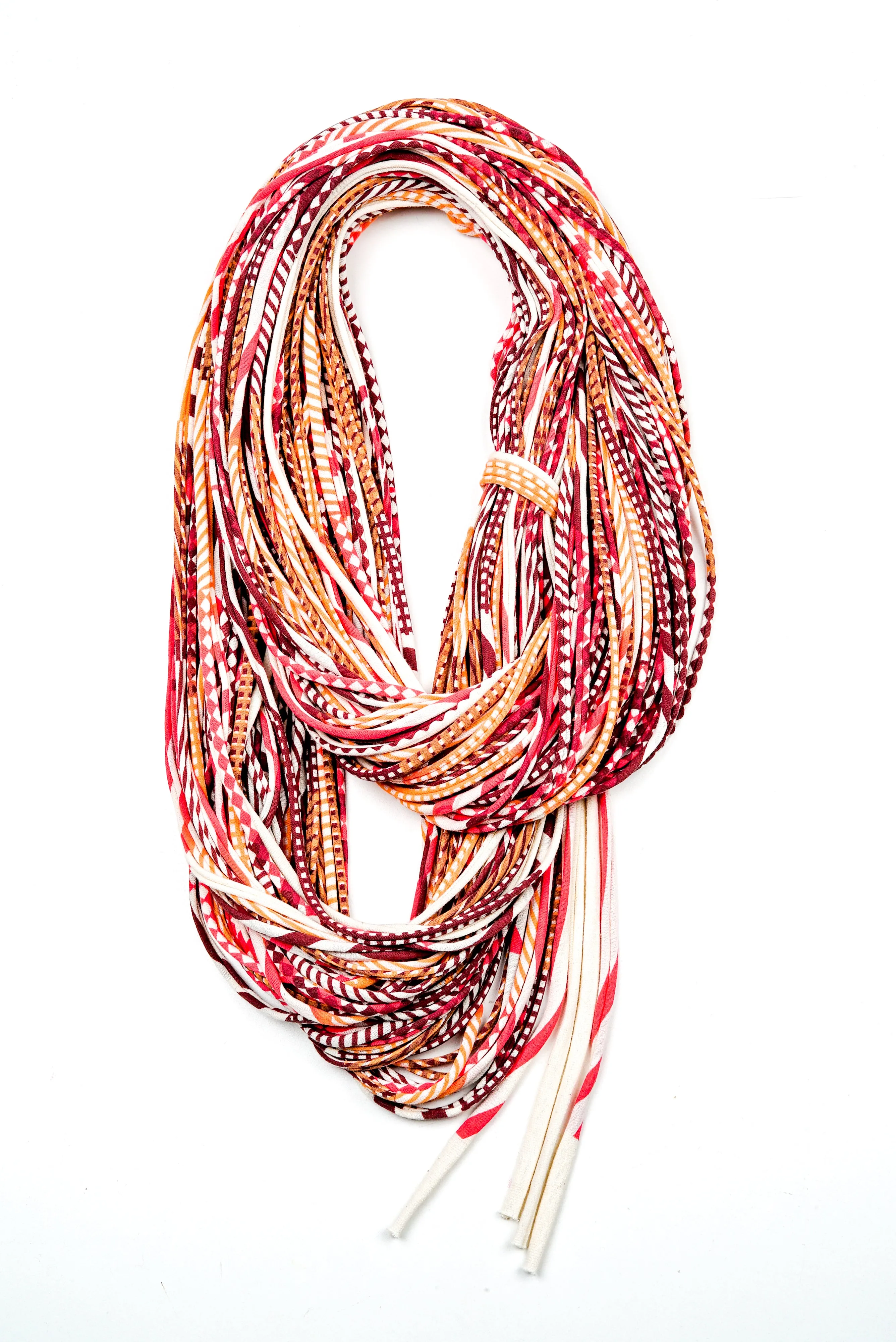 Necklush Chunky Scarf / Living Coral / Unisex