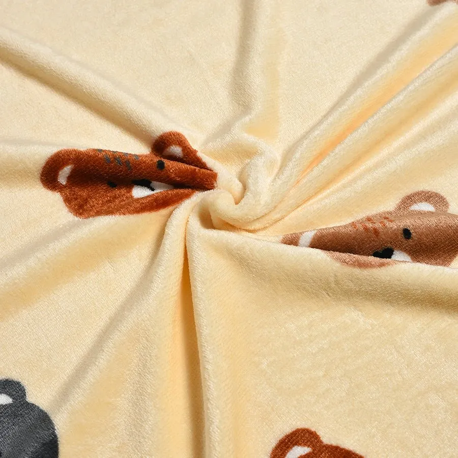 Neutral Love Flurry Blanket Peach