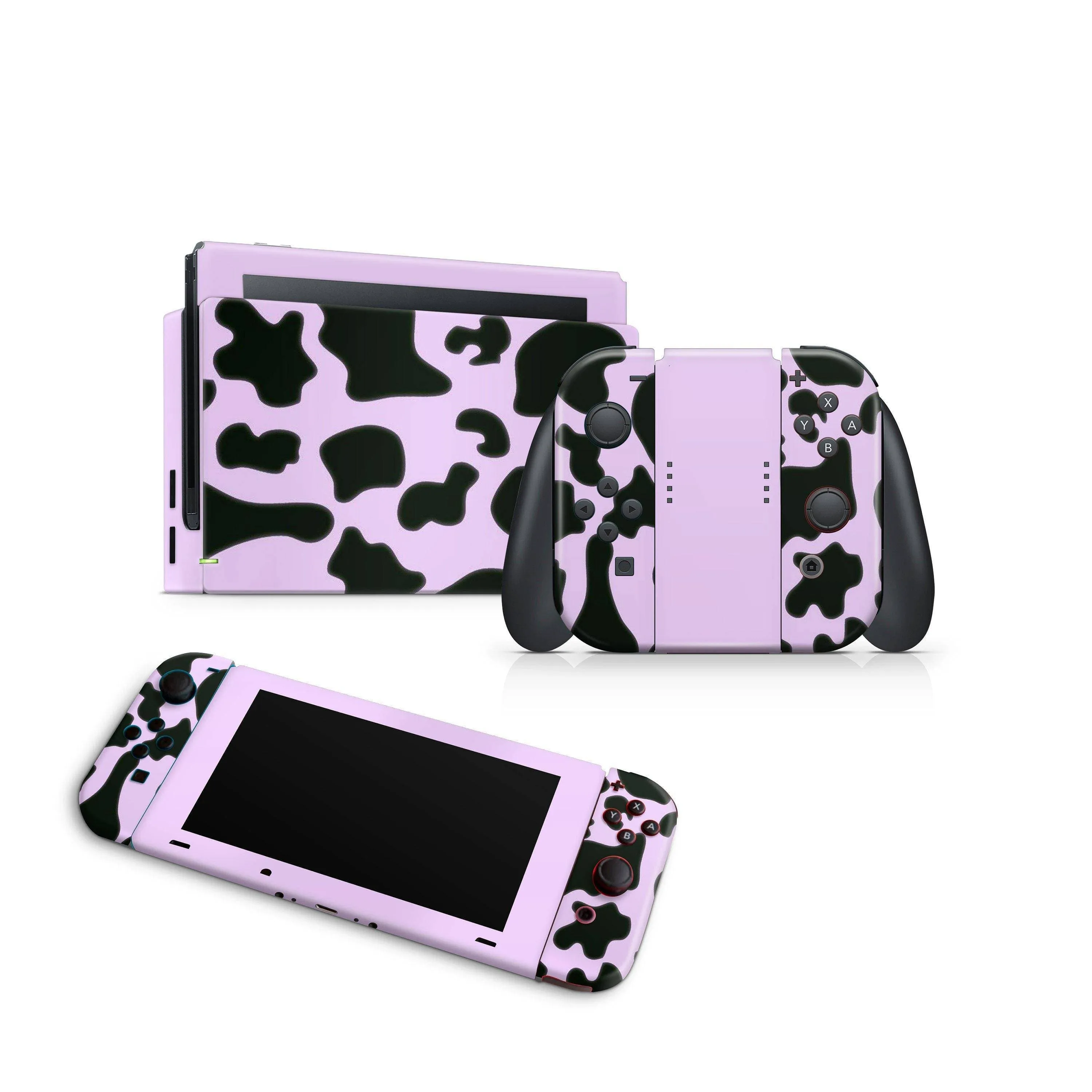 Nintendo Switch Skin Decals - Farm Lavender - Wrap Vinyl Sticker