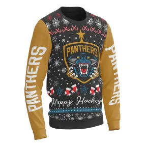 Nottingham Panthers Christmas Jumper Happy Hockeydays