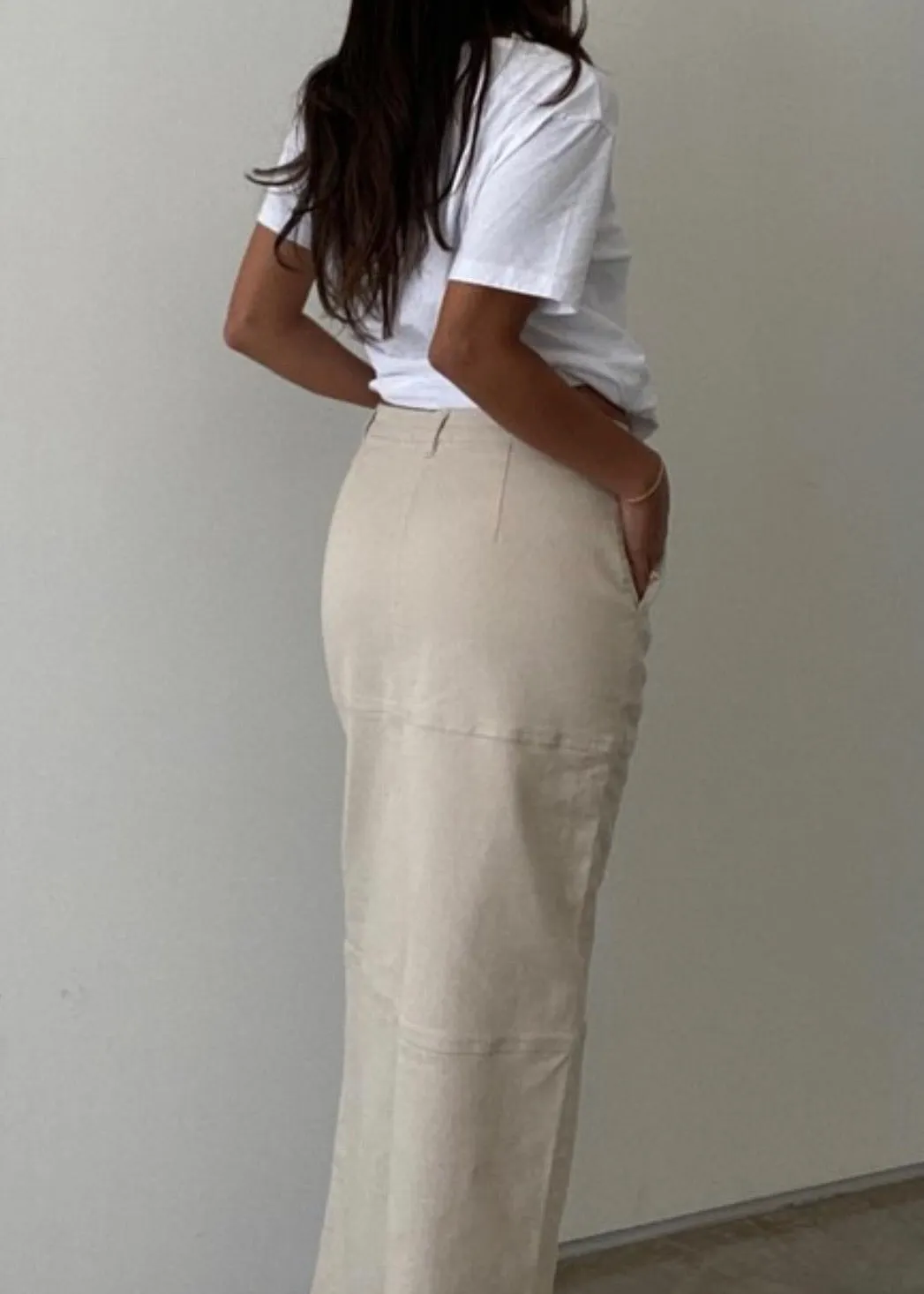 Oat Maxi Skirt