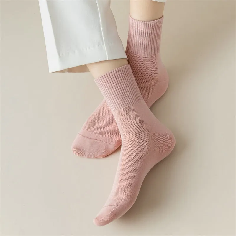 OCW Women Socks Breathable Elastic Fabric Summer Winter Comfortable