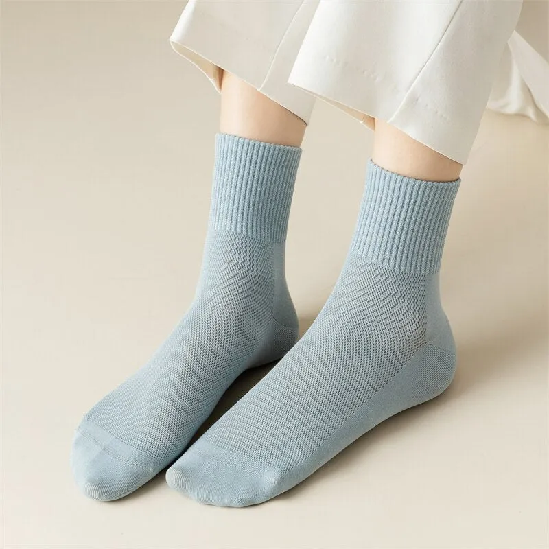 OCW Women Socks Breathable Elastic Fabric Summer Winter Comfortable