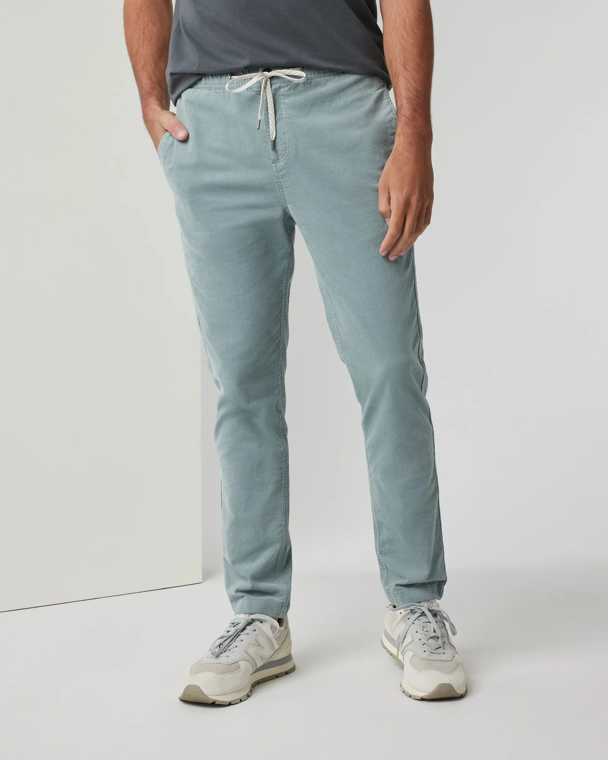 Optimist Corduroy Pant - Light Gray