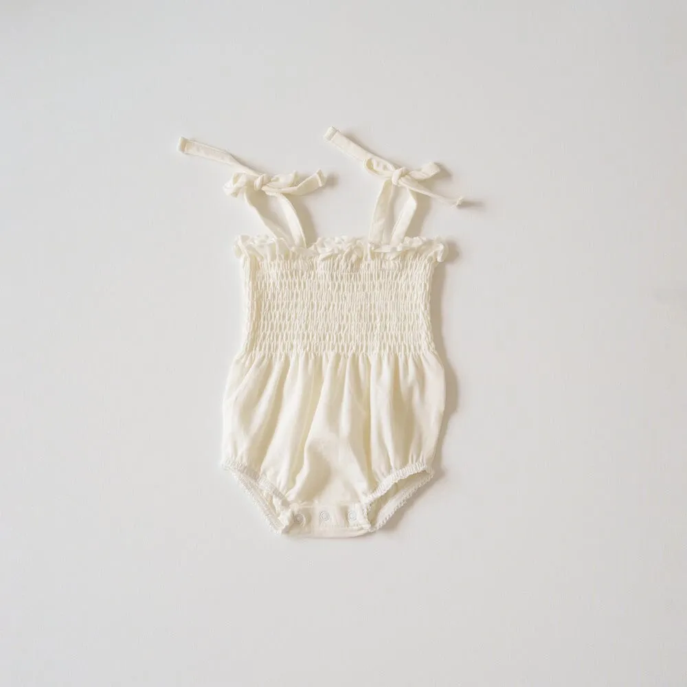 Organic Ruffled Romper