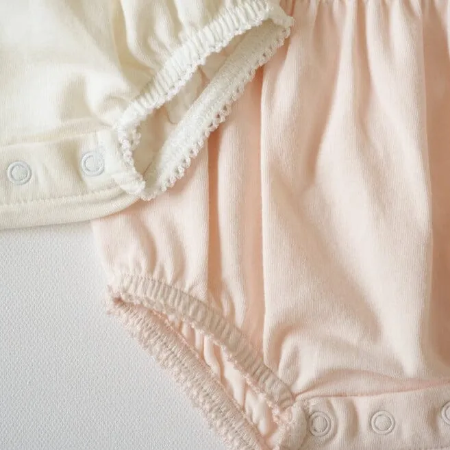 Organic Ruffled Romper