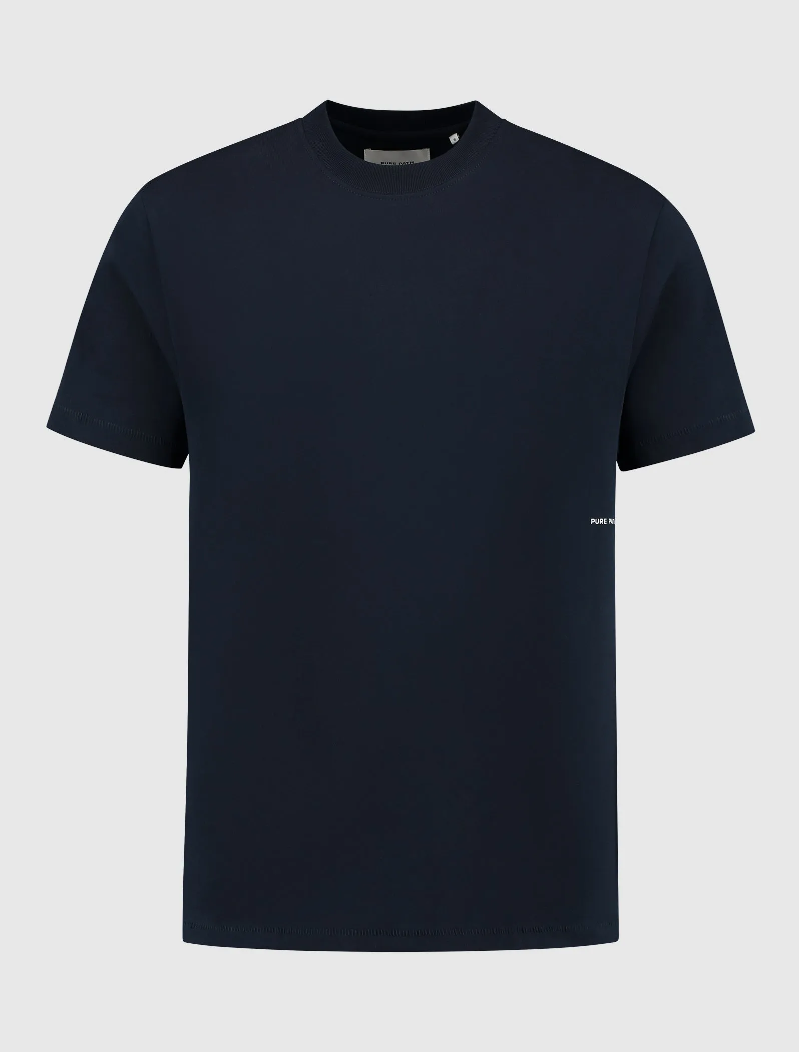 Organic Sideline Wordmark T-shirt | Navy