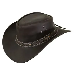 Outback Wagga Wagga - Leather Outdoorsman Hat