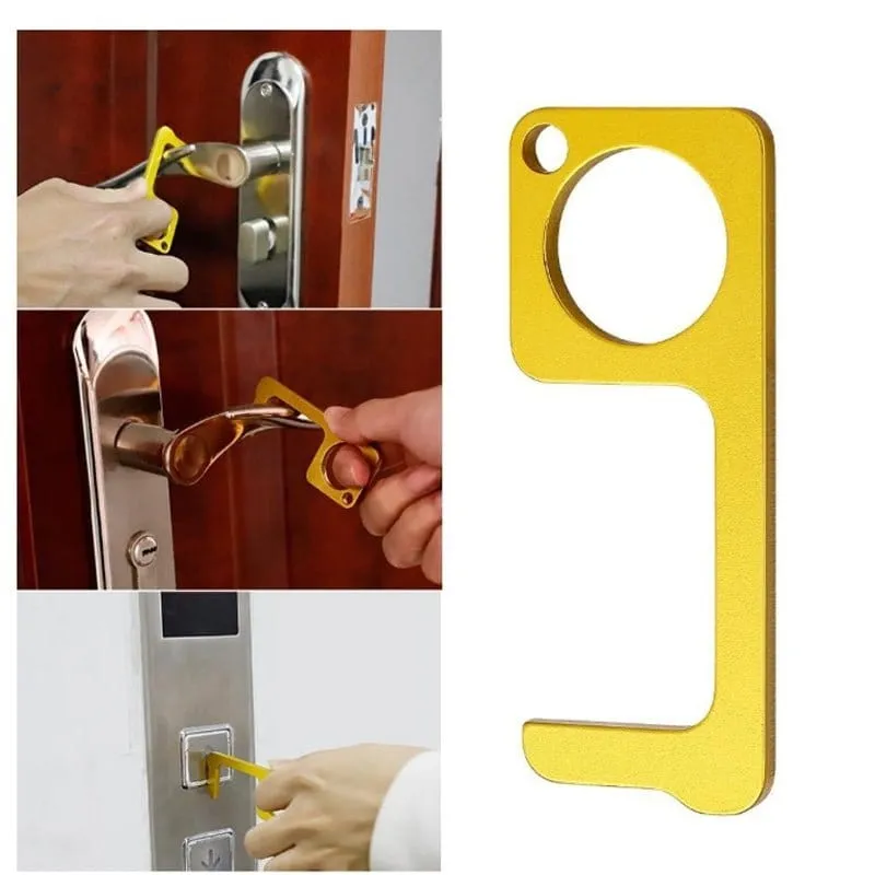 PK01 No-Contact Metal Safety Key Chain