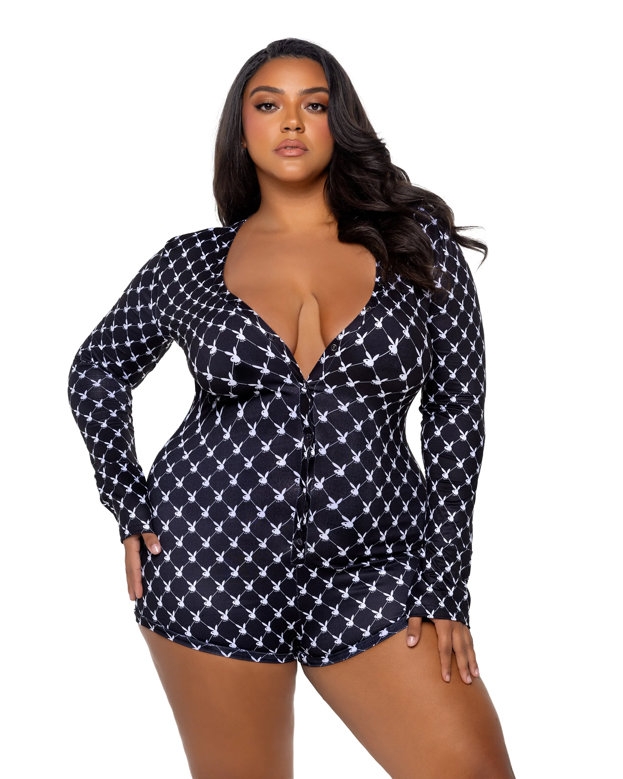 Playboy Bunny Cozy Lounge Romper