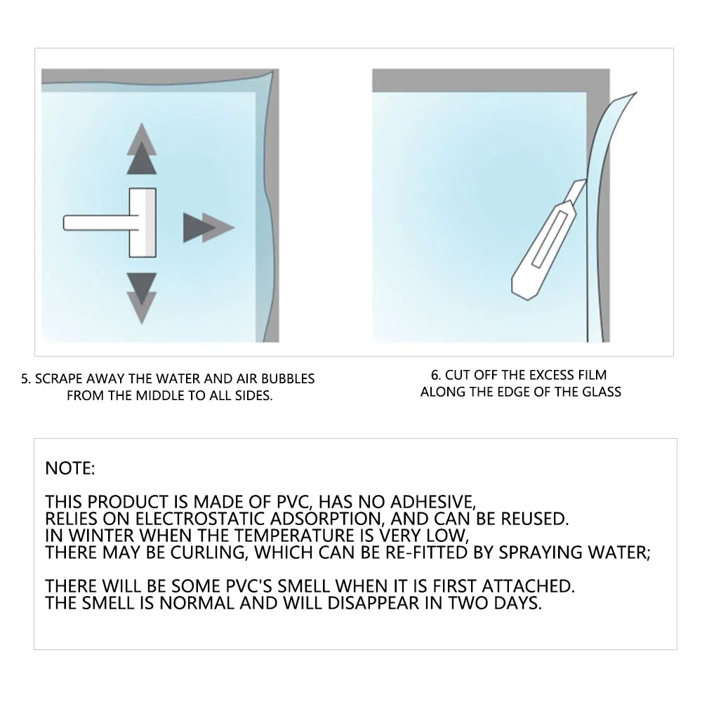 Privacy Decorative UV Protection Glass Film, 60*300cm - 3M