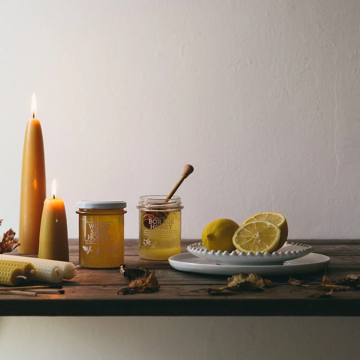 Pure Beeswax Dinner Candles