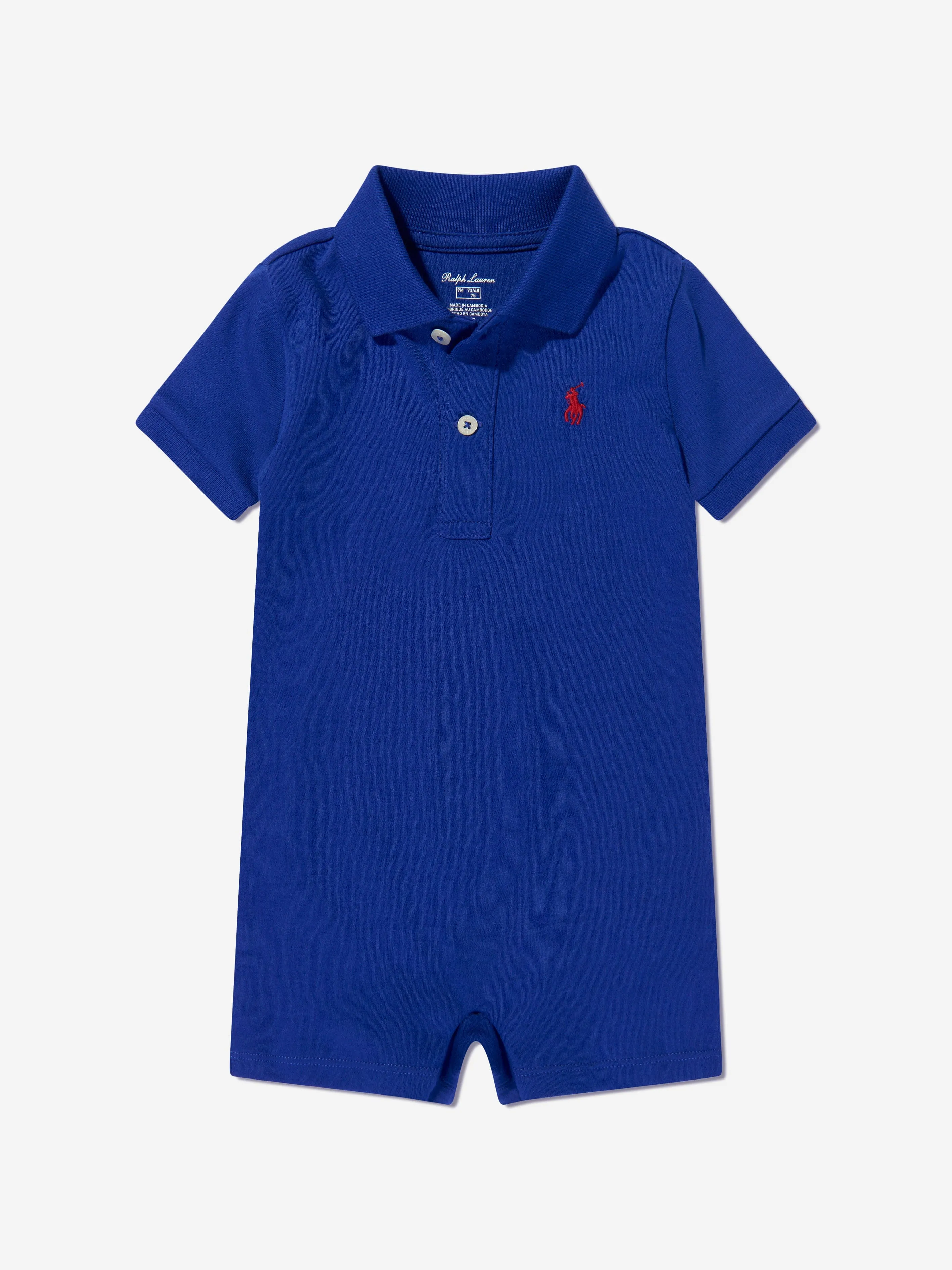 Ralph Lauren Baby Boys Cotton Polo Romper