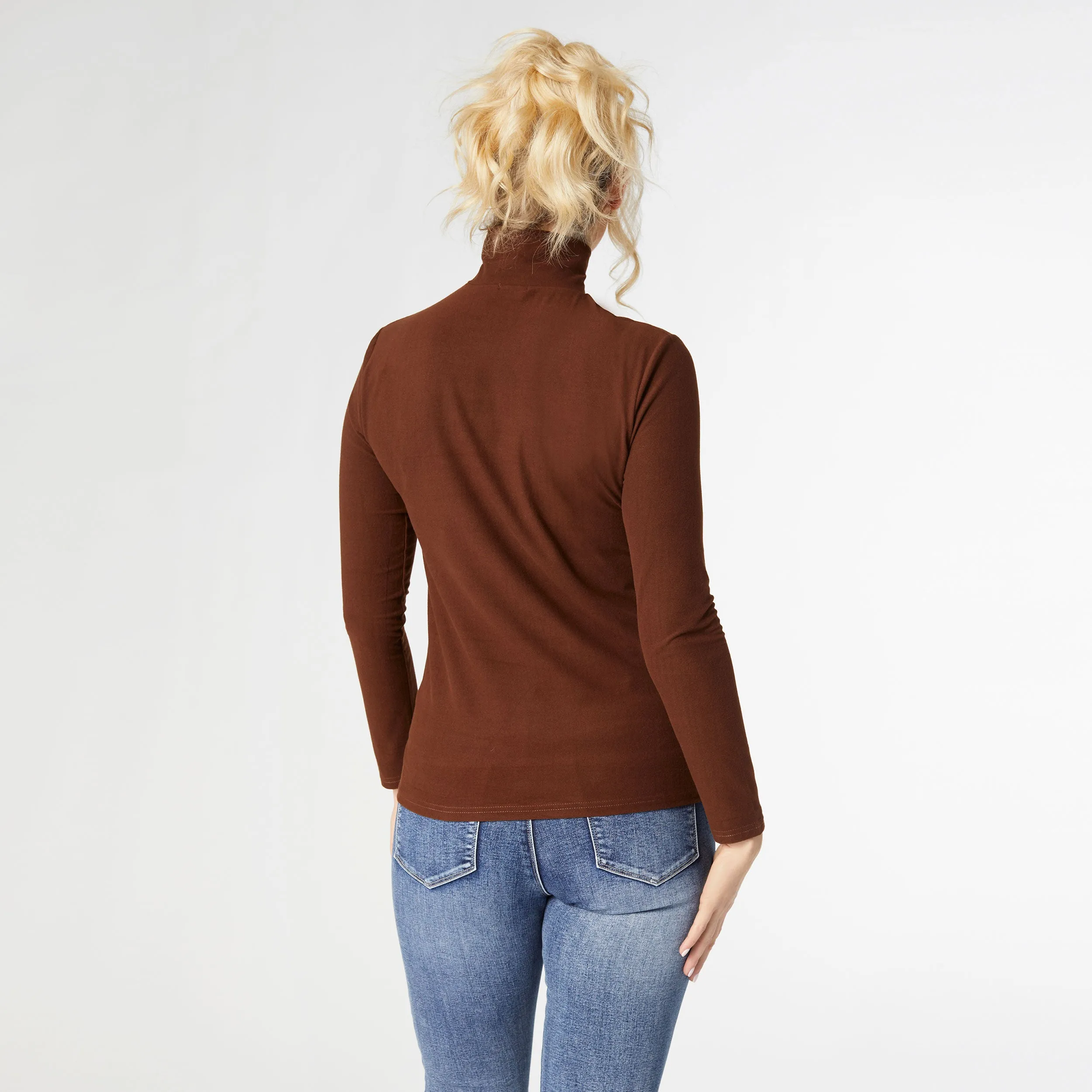 Reign Long Sleeve Turtleneck - Espresso