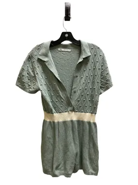 Romper By Zara Women In Green, Size: S